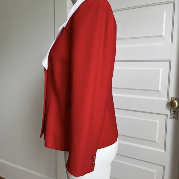SOLD 80s/90s Red blazer - Picture 3 of 5